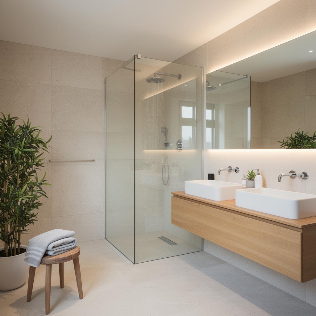 Badezimmer des City Apartments in Zürich